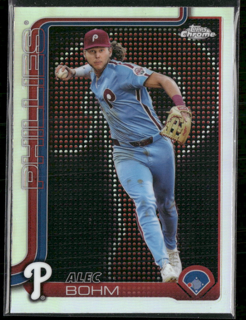 2025 Topps Chrome Lightboard Logo Refractor Alec Bohm #57