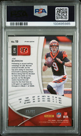2021 Panini Spectra Celestial Joe Burrow 9 PSA #19
