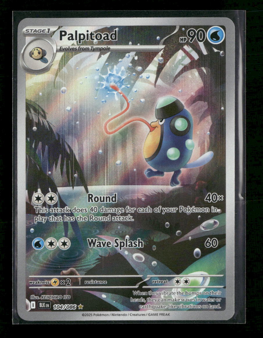 SV: Black Bolt Palpitoad #104/086