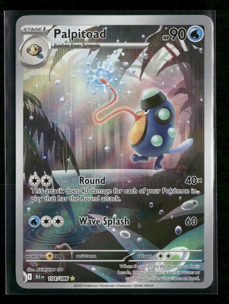 SV: Black Bolt Palpitoad #104/086