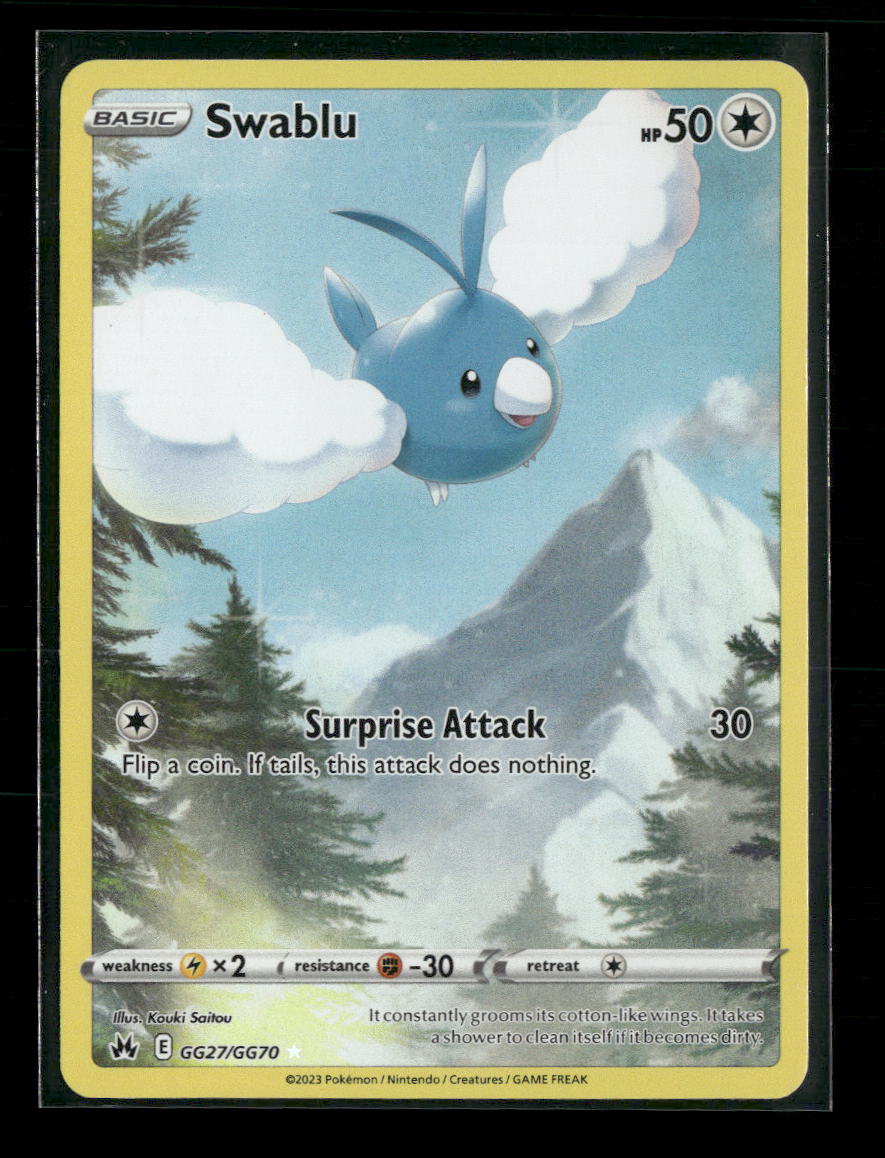 SWSH: Crown Zenith: Galarian Gallery Swablu #GG27/GG70