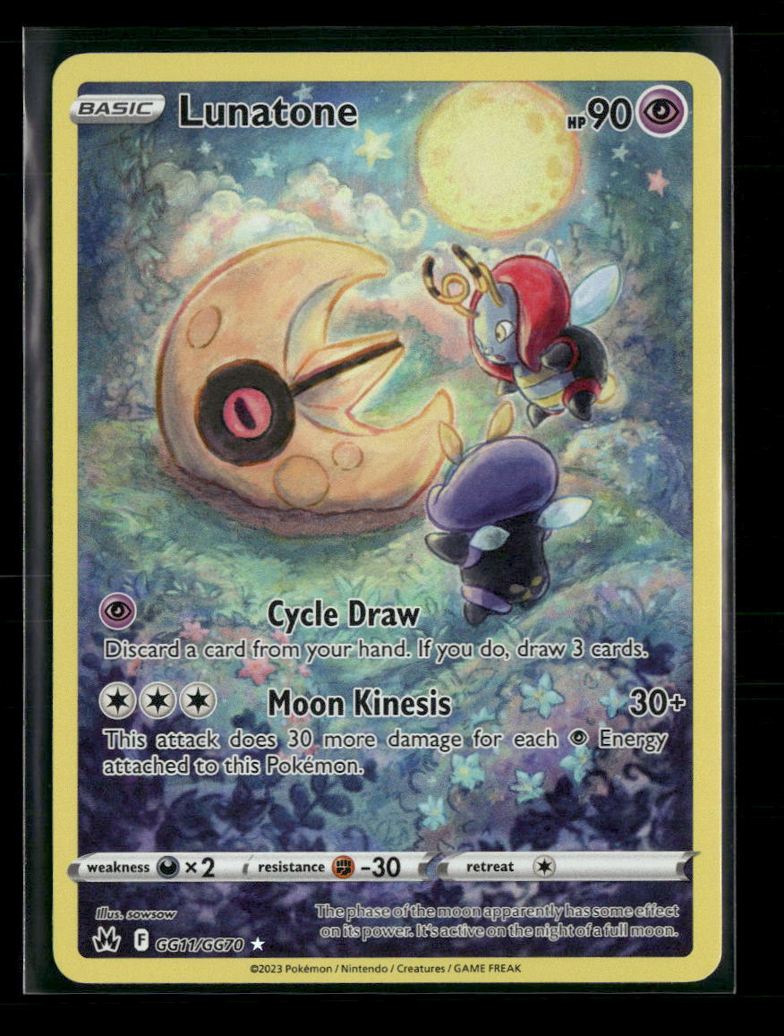 SWSH: Crown Zenith: Galarian Gallery Lunatone #GG11/GG70