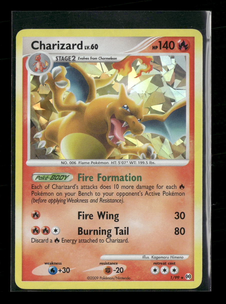 Miscellaneous Cards & Products Charizard (Cracked Ice Holo) #001/099