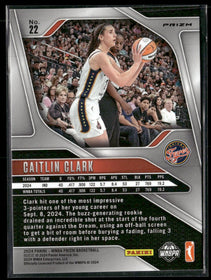 2024 Panini Prizm WNBA Ice Prizms Caitlin Clark Rookie #22
