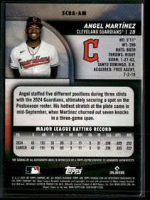 2025 Stadium Club Base Autographs Angel Martínez Auto #SCBA-AM