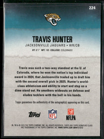 2025 Topps Signature Class Autographs Travis Hunter Rookie Auto #224