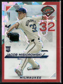 2025 Panini Prospect Edition Red Ice Prizm Jacob Misiorowski #33