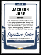2024 Donruss Signature Series Red Jackson Jobe #/99 Auto #SS-JJ