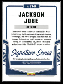 2024 Donruss Signature Series Red Jackson Jobe #/99 Auto #SS-JJ