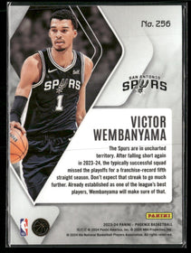 2023-24 Panini Phoenix Victor Wembanyama Rookie #256