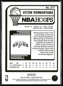 2023-24 Hoops Victor Wembanyama Rookie #277