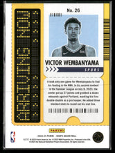 2023-24 Hoops Arriving Now Victor Wembanyama #26
