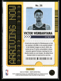 2023-24 Hoops Arriving Now Victor Wembanyama #26