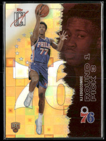 2025-26 Topps Signature Class Chrome Pandora Yellow Refractors VJ Edgecombe #130