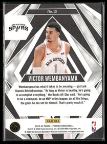 2023-24 Panini Phoenix Paragon Victor Wembanyama #13