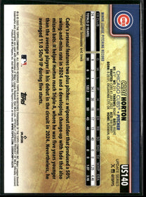 2025 Topps Update Golden Mirror Variations Cade Horton Rookie #US140