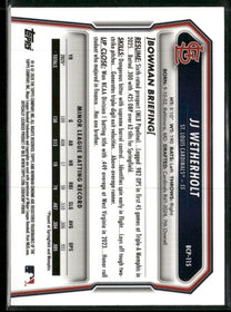 2026 Bowman Chrome Prospects Mojo Purple Refractor JJ Wetherholt #/250 #BCP-115