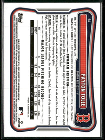 2026 Bowman Chrome Mojo Fuchsia Refractors Payton Tolle Rookie #/299 #26