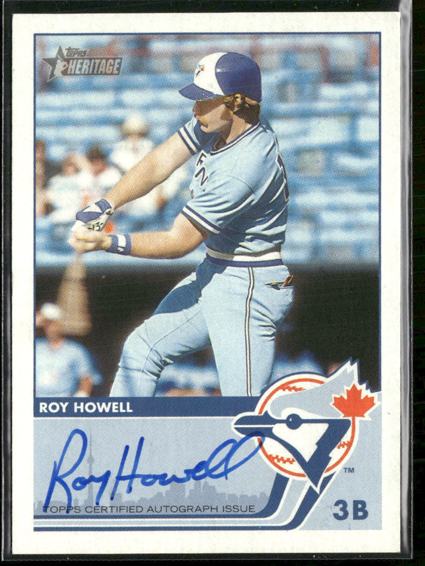 2026 Topps Heritage Auto Roy Howell #EA-RH