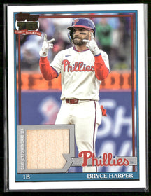2026 Topps 1991 Baseball Relics Bryce Harper #91R-BH
