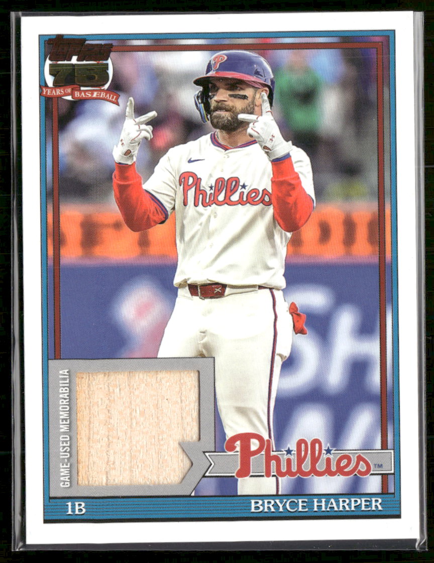 2026 Topps 1991 Baseball Relics Bryce Harper #91R-BH