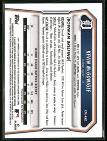2026 Bowman Chrome Prospect Autographs Kevin McGonigle Auto #CPA-KMC