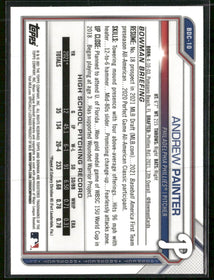 2021 Bowman Draft Sapphire Edition Andrew Painter #BDC-10