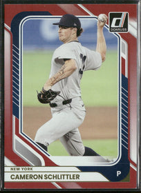 2026 Donruss Red Cameron Schlittler Rookie #/250 #97