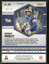 2022 Panini Mosaic Draft Picks Mosaic Blue Kenny Pickett #/75 #88