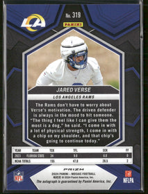 2024 Panini Mosaic Rookie Autographs Mosaic Jared Verse Auto #319