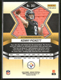 2022 Panini Mosaic Sparkle Blue SP Kenny Pickett Rookie #301