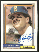 2020 Topps Archives Signature Retired Player Edition - Edgar Martinez  #/8  #553