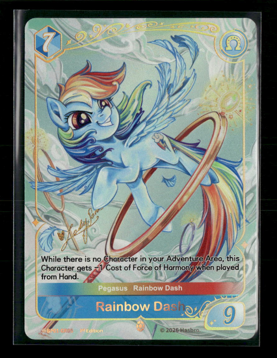 Fantasy Wonderland Rainbow Dash (Signature) 1st Edition #BP01-GR05