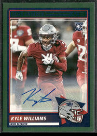 2025 Score Base Rookie Signatures Green Kyle Williams Rookie Auto #57