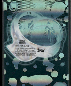 2024 Topps Signature Class Fluidity Teal Brock Bowers #/225 #F-6