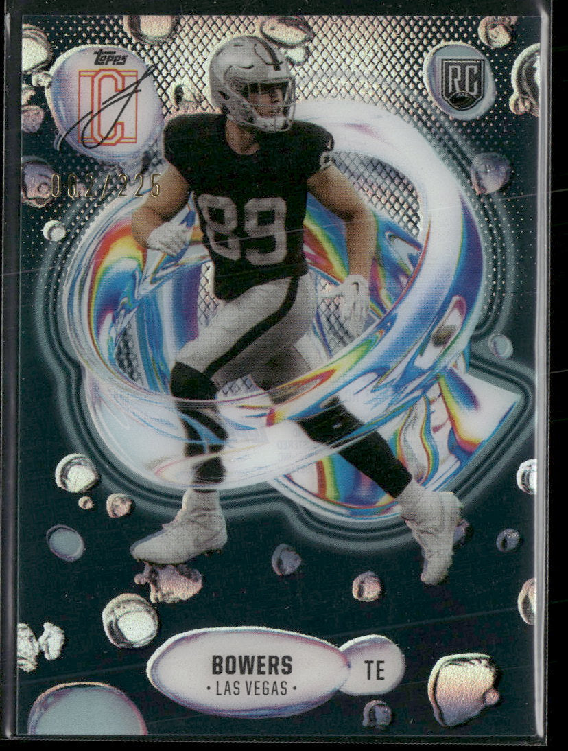 2024 Topps Signature Class Fluidity Teal Brock Bowers #/225 #F-6