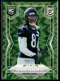 2025 Donruss Elite Status Explosion Luther Burden III Rookie #/999 #118