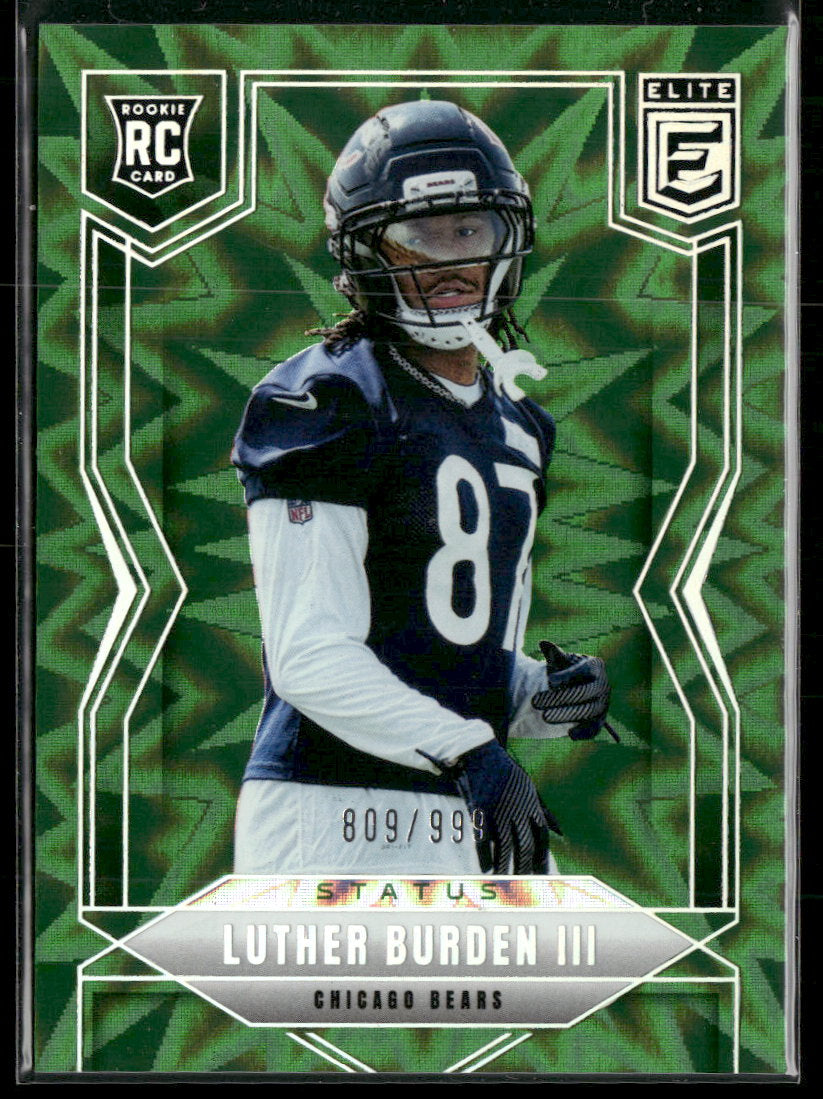 2025 Donruss Elite Status Explosion Luther Burden III Rookie #/999 #118