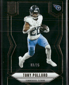 2025 Donruss Elite Black Tony Pollard #/25 #21