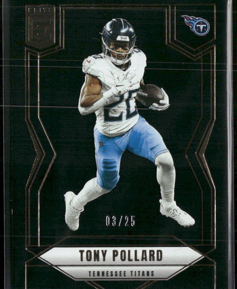 2025 Donruss Elite Black Tony Pollard #/25 #21