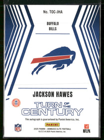 2025 Donruss Elite Turn of the Century Auto Gold Jackson Hawes #/5 #TOC-JHA