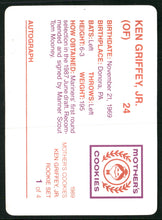 1989 Mother's Cookies Ken Griffey Jr. Ken Griffey Jr. #1