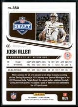 2018 Score Josh Allen #350