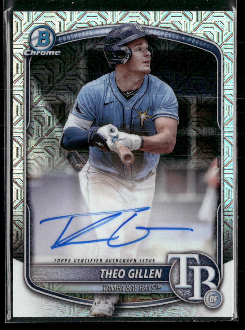 2025 Bowman Chrome Prospect Autographs Theo Gillen Auto #BMA-TG
