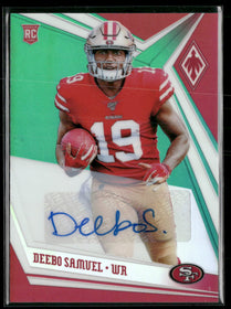 2019 Panini Phoenix Rookie Auto Green Deebo Samuel Rookie #/10  #113