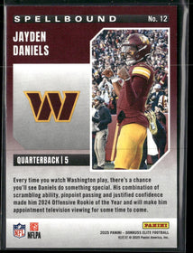 2025 Donruss Elite Spellbound Orange Jayden Daniels #/199 #12