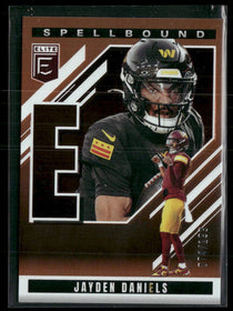 2025 Donruss Elite Spellbound Orange Jayden Daniels #/199 #12