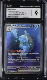 2023 Scarlet & Violet 151 Blastoise ex 9 CGC #200/165