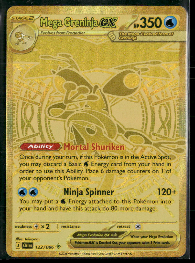 ME04: Chaos Rising Mega Greninja ex #122/086