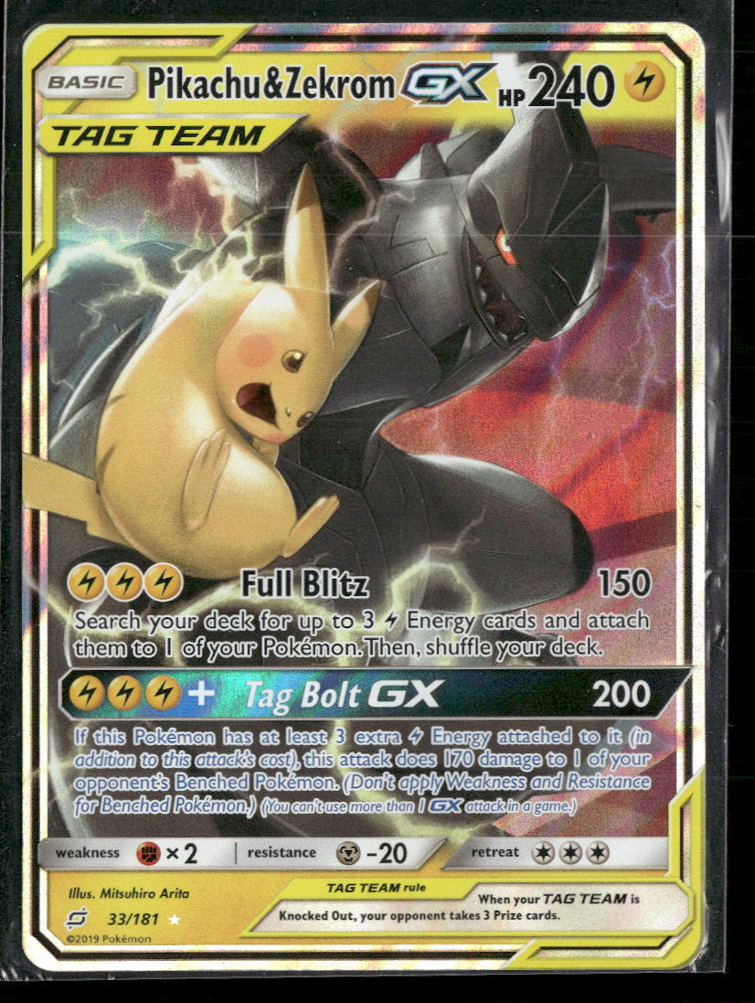 SM - Team Up Pikachu & Zekrom GX #33/181